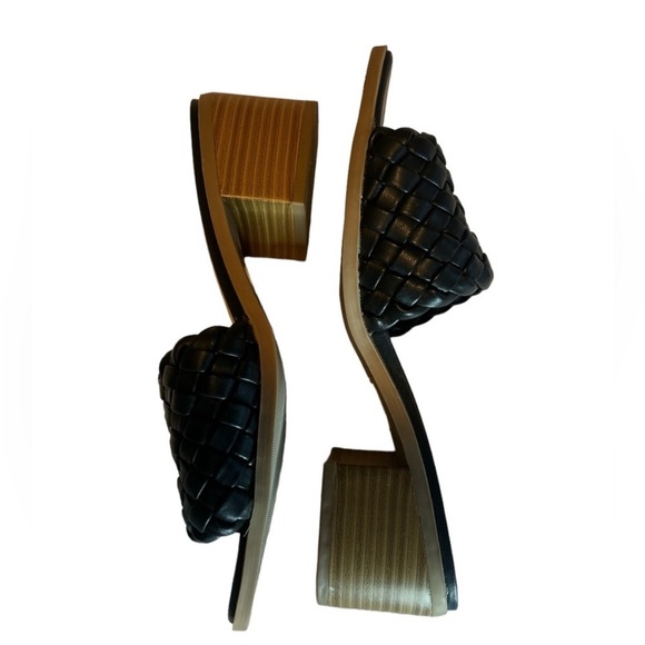 Vintage 7 Eight black sandals size 6.5 - Picture 3 of 7